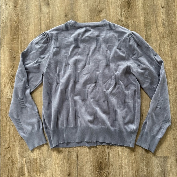 Arach & Cloz Lightweight Cardigan in Periwinkle - Picture 5 of 5